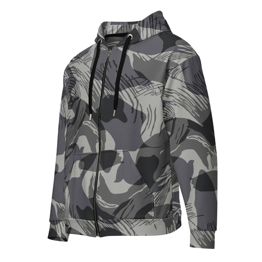 Rhodesian Brushstroke Urban CAMO Unisex zip hoodie - Zip Hoodies