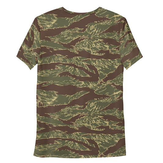 Rhodesian Tiger Stripe CAMO Mens athletic t-shirt - Athletic T-Shirts
