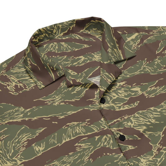 Rhodesian Tiger Stripe CAMO Unisex button shirt - Button Shirts