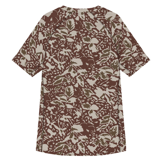 Romanian Soviet 1990 Leaf Autumn CAMO Mens Short-Sleeve Rash Guard - Short-sleeve Guards