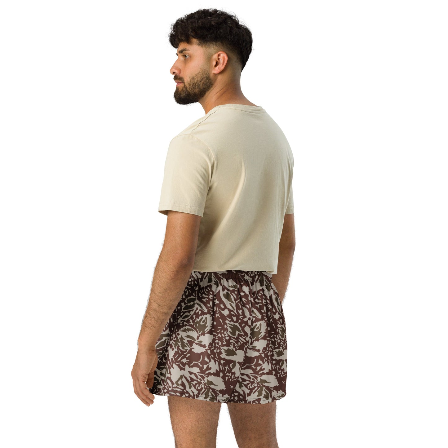 Romanian Soviet 1990 Leaf Autumn CAMO Unisex Athletic Shorts