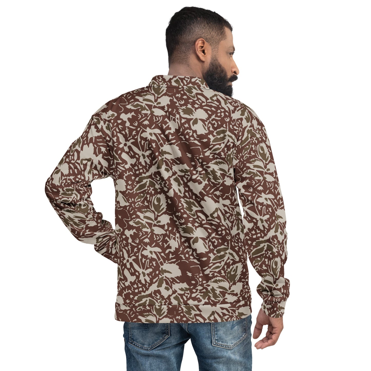 Romanian Soviet 1990 Leaf Autumn CAMO Unisex Bomber Jacket - Jackets