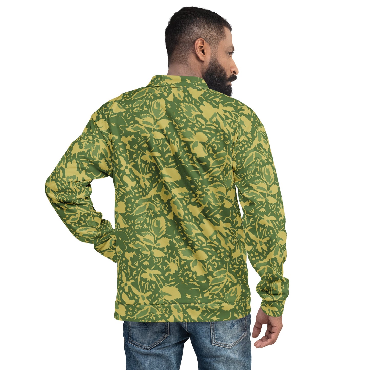 Romanian Soviet 1990 Leaf Spring CAMO Unisex Bomber Jacket - Jackets