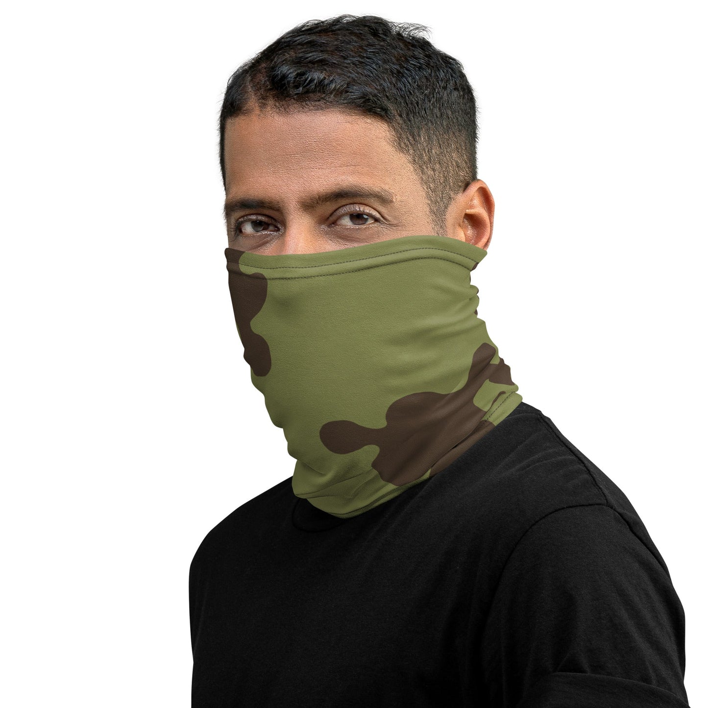 Russian Amoeba Green and Brown CAMO Neck Gaiter Gaiters