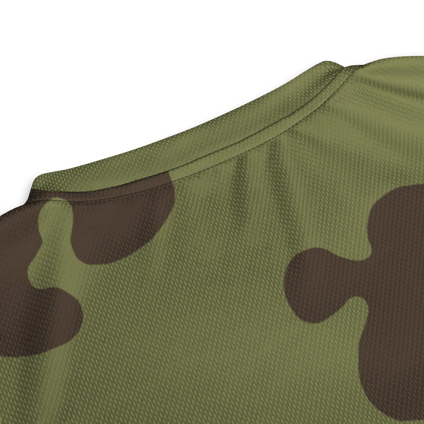 Russian Amoeba Green and Brown CAMO unisex sports jersey - Sports Jerseys