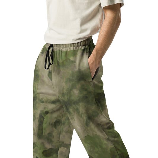 Russian Ataka FG (Green Moss) CAMO Unisex Wide-Leg Joggers