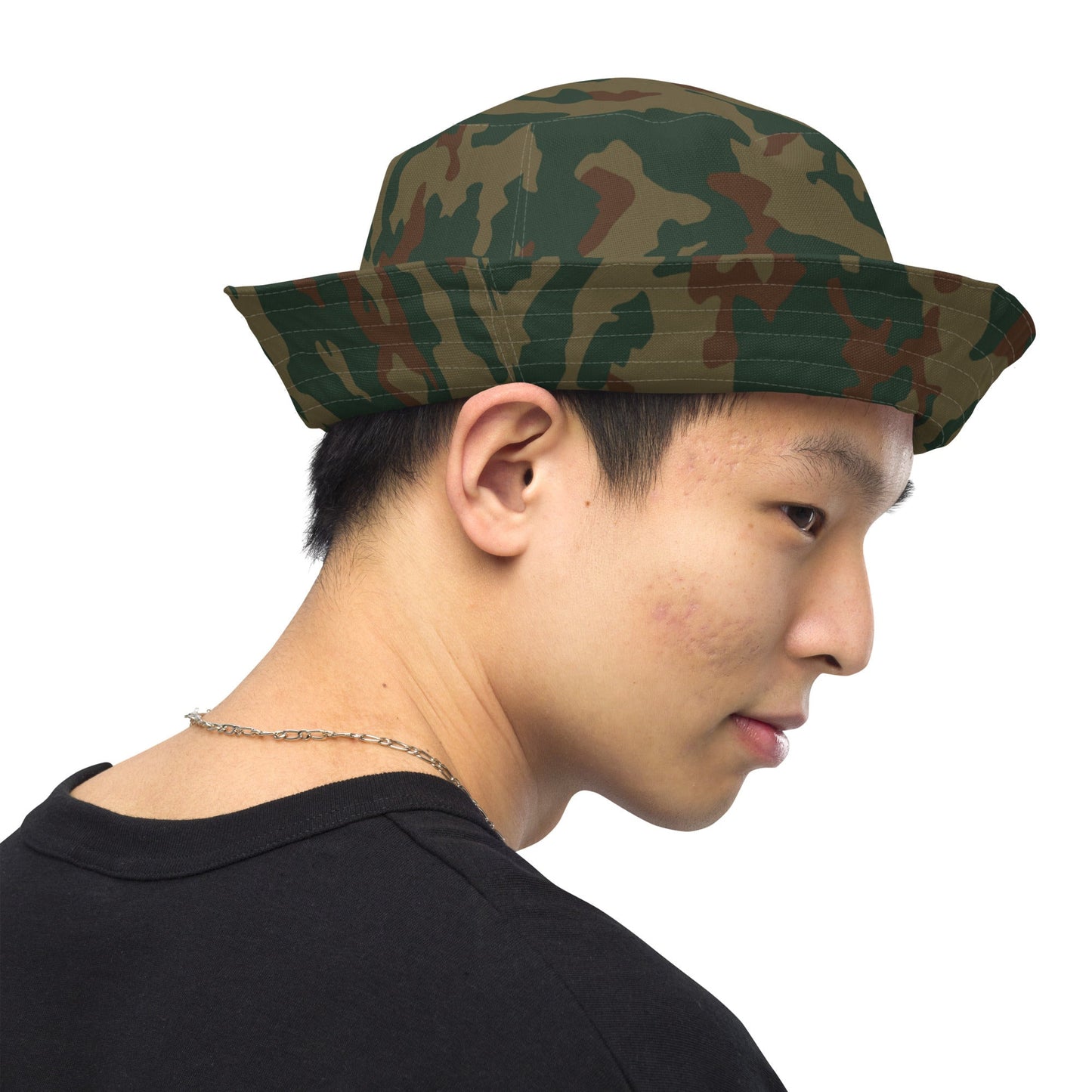 Russian Barvikha Mountain CAMO Reversible Bucket Hat