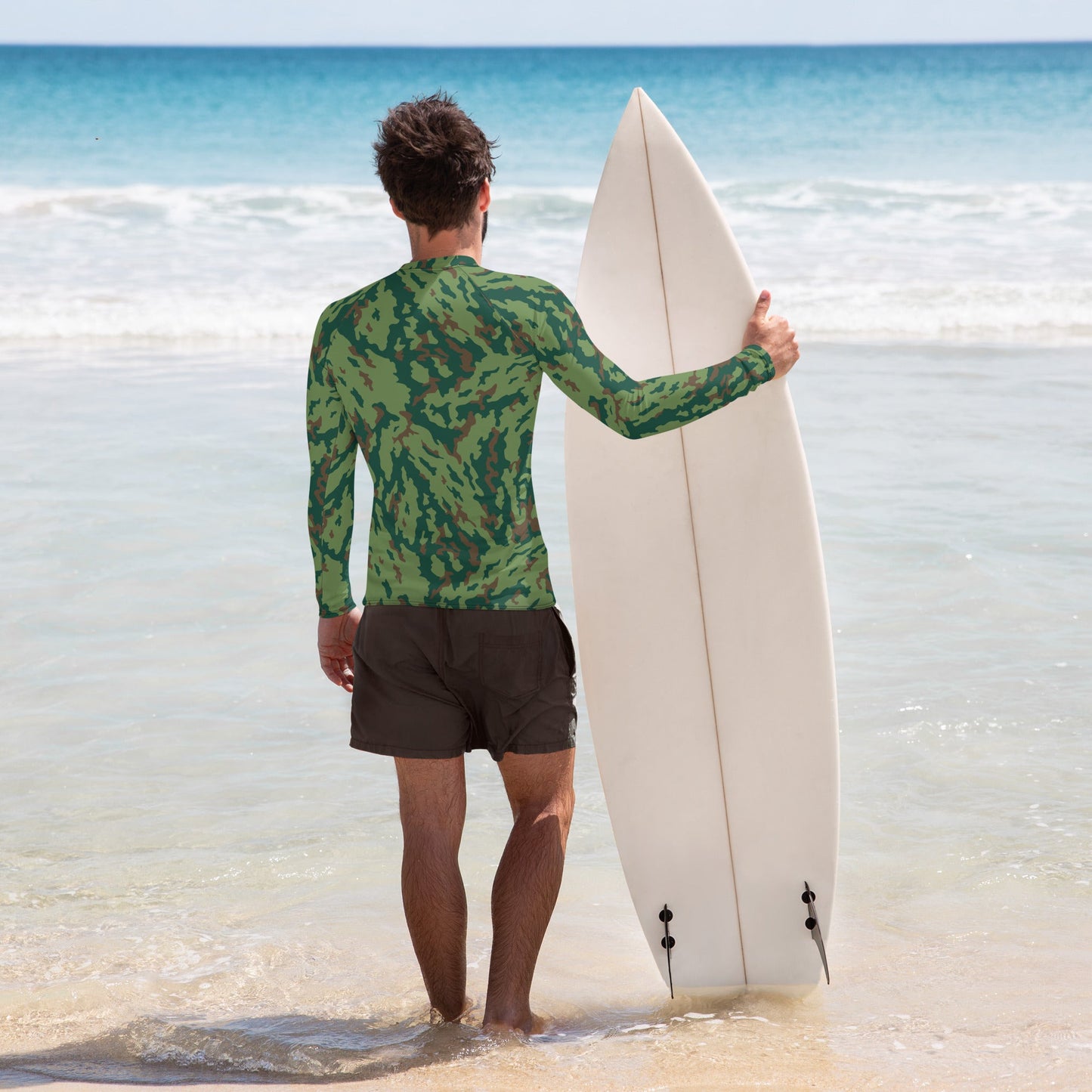 Russian Barvikha Spring CAMO Mens Long-Sleeve Rash Guard