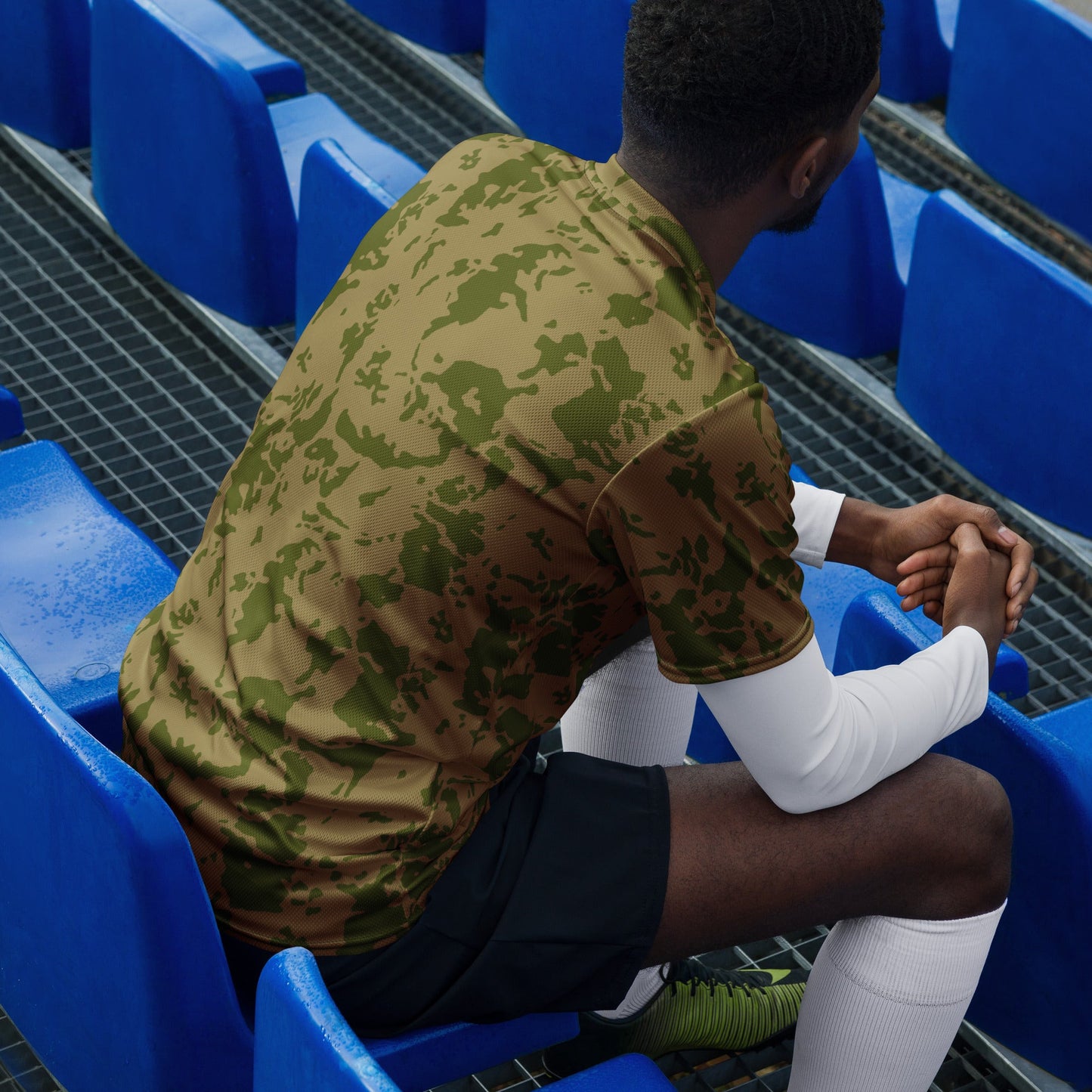 Russian Bicolor Granite CAMO unisex sports jersey - Sports Jerseys