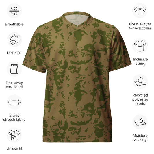 Russian Bicolor Granite CAMO unisex sports jersey - Sports Jerseys