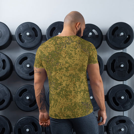 Russian Digital EMR Arid CAMO Mens Athletic T-shirt - T-Shirts