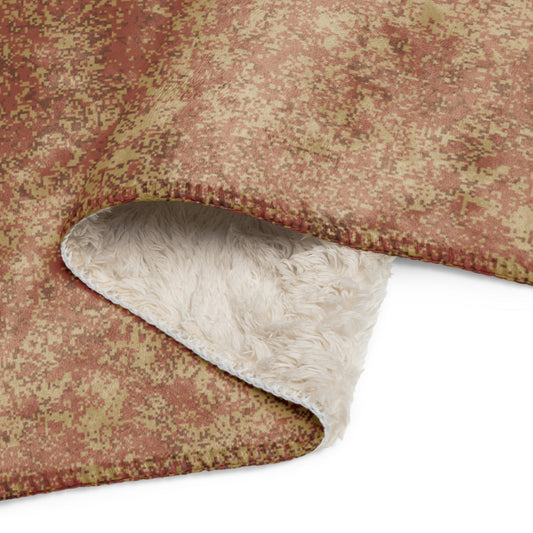 Russian Digital EMR Ratnik Desert CAMO Sherpa blanket - Blankets