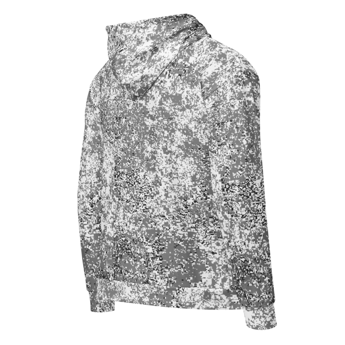 Russian Digital EMR Snow CAMO Unisex zip hoodie - Zip Hoodies