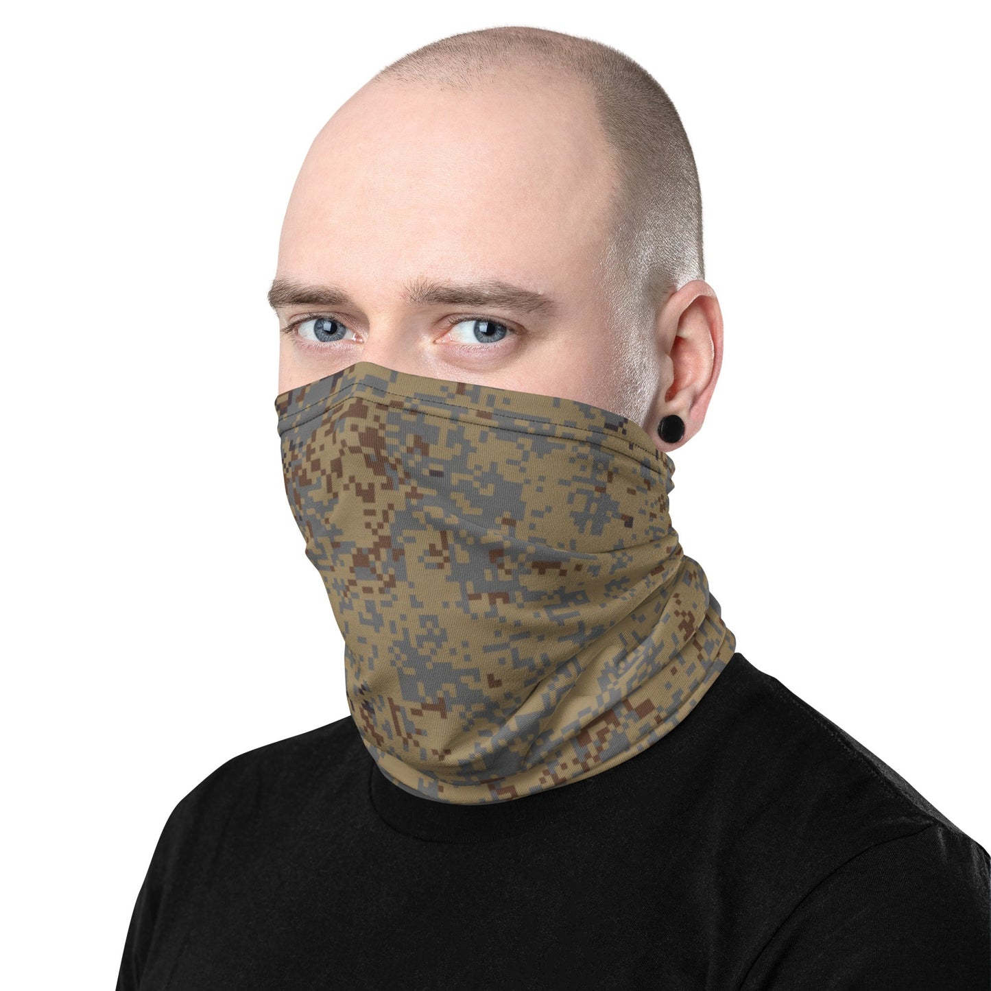 Russian Digital EMR Winter Grey CAMO Neck Gaiter - Gaiters