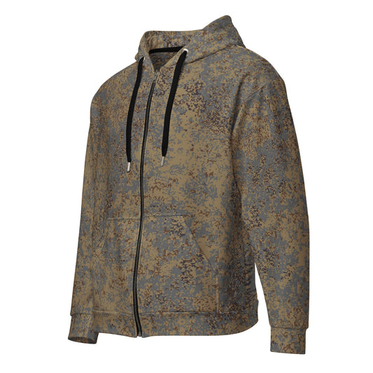 Russian Digital EMR Winter Grey CAMO Unisex Zip Hoodie