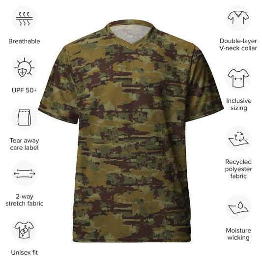 Russian Digital OSN Woodland CAMO unisex sports jersey Sports Jerseys