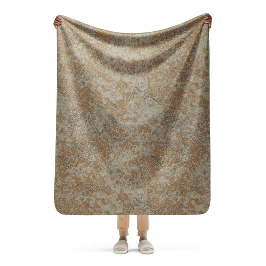 Russian EMR Digital Desert CAMO Sherpa blanket - 50″×60″