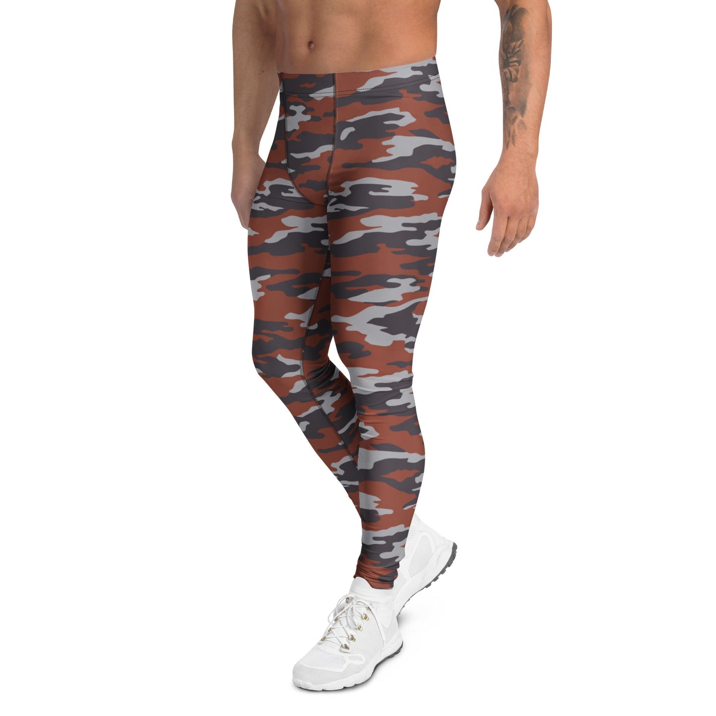 Russian Flora Red CAMO Mens Leggings