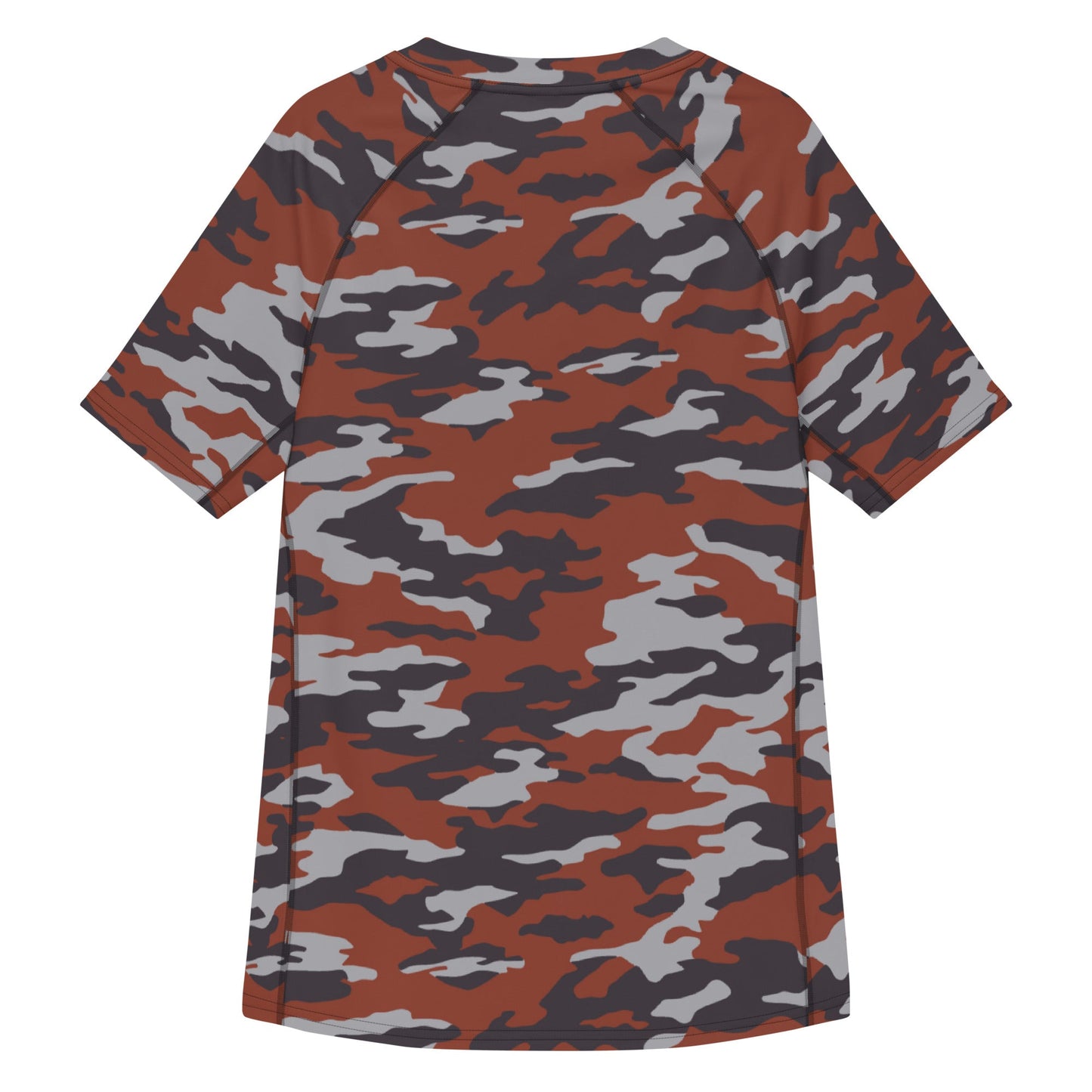 Russian Flora Red CAMO Mens Short-Sleeve Rash Guard