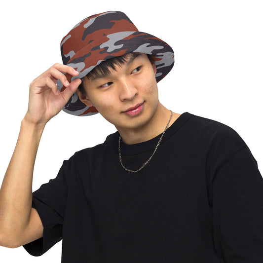 Russian Flora Red CAMO Reversible Bucket Hat