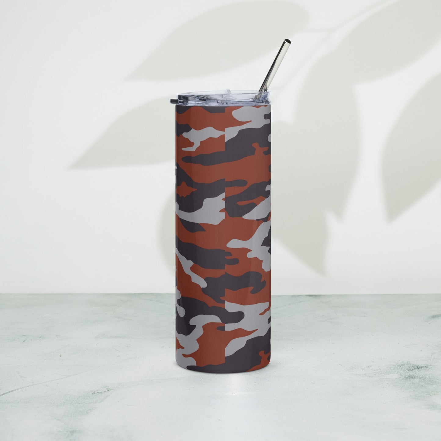 Russian Flora Red CAMO Stainless Steel Tumbler