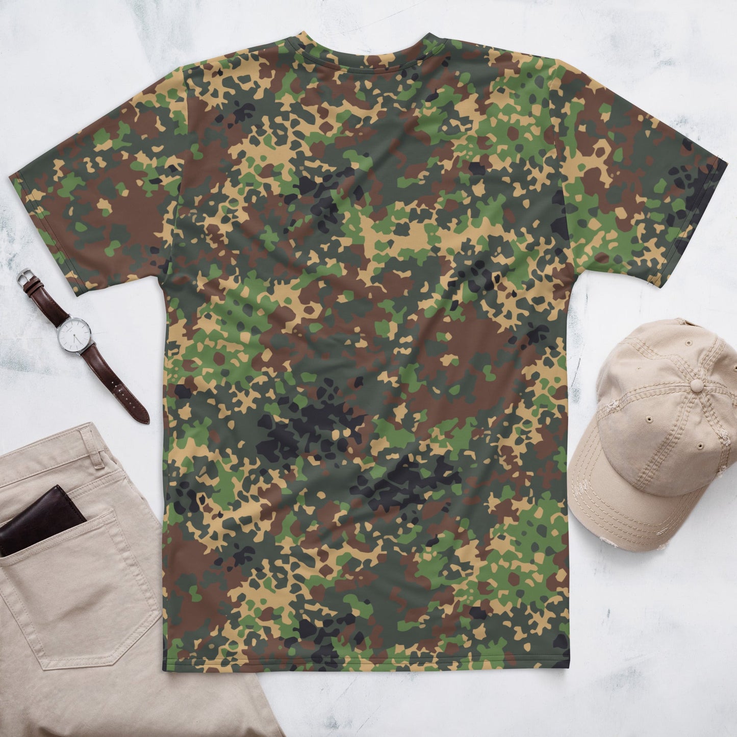 Russian IZLOM Fracture Woodland CAMO Mens T-shirt - T-Shirts