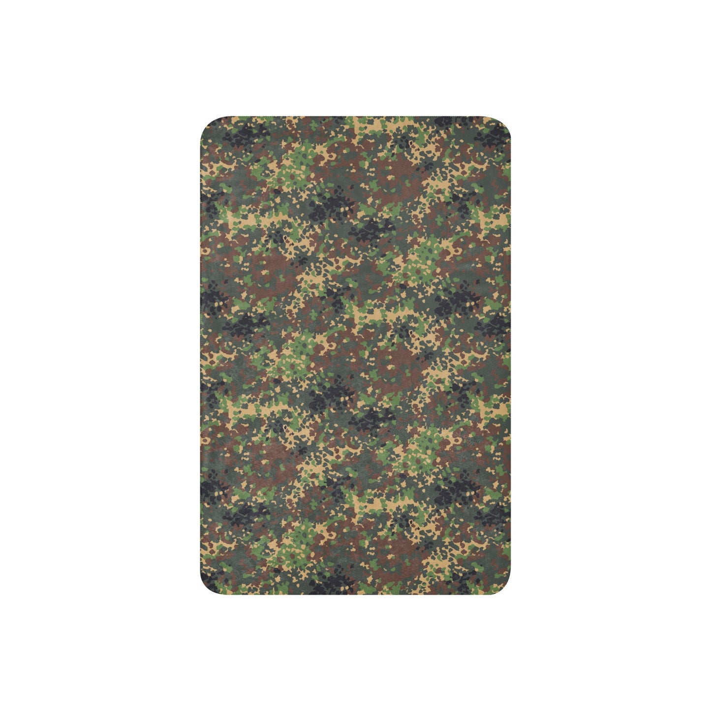 Russian IZLOM Fracture Woodland CAMO Sherpa Blanket