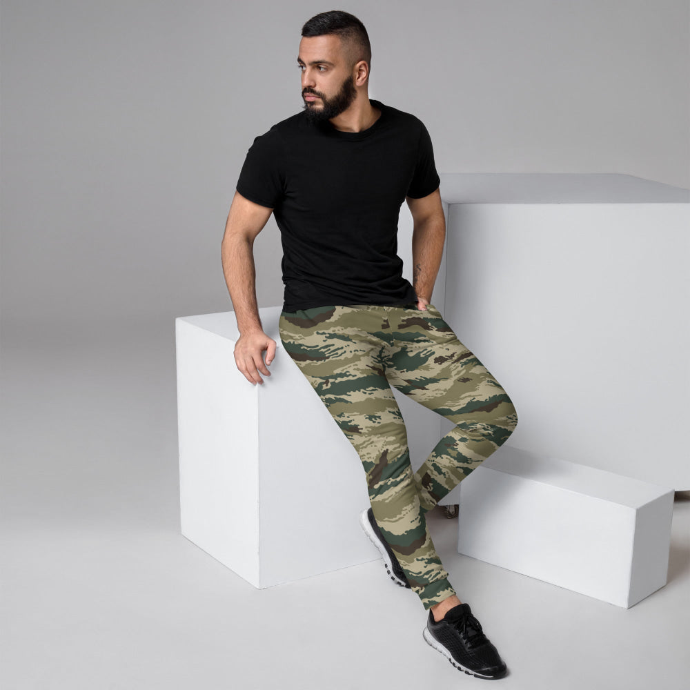 Camo green joggers fashion