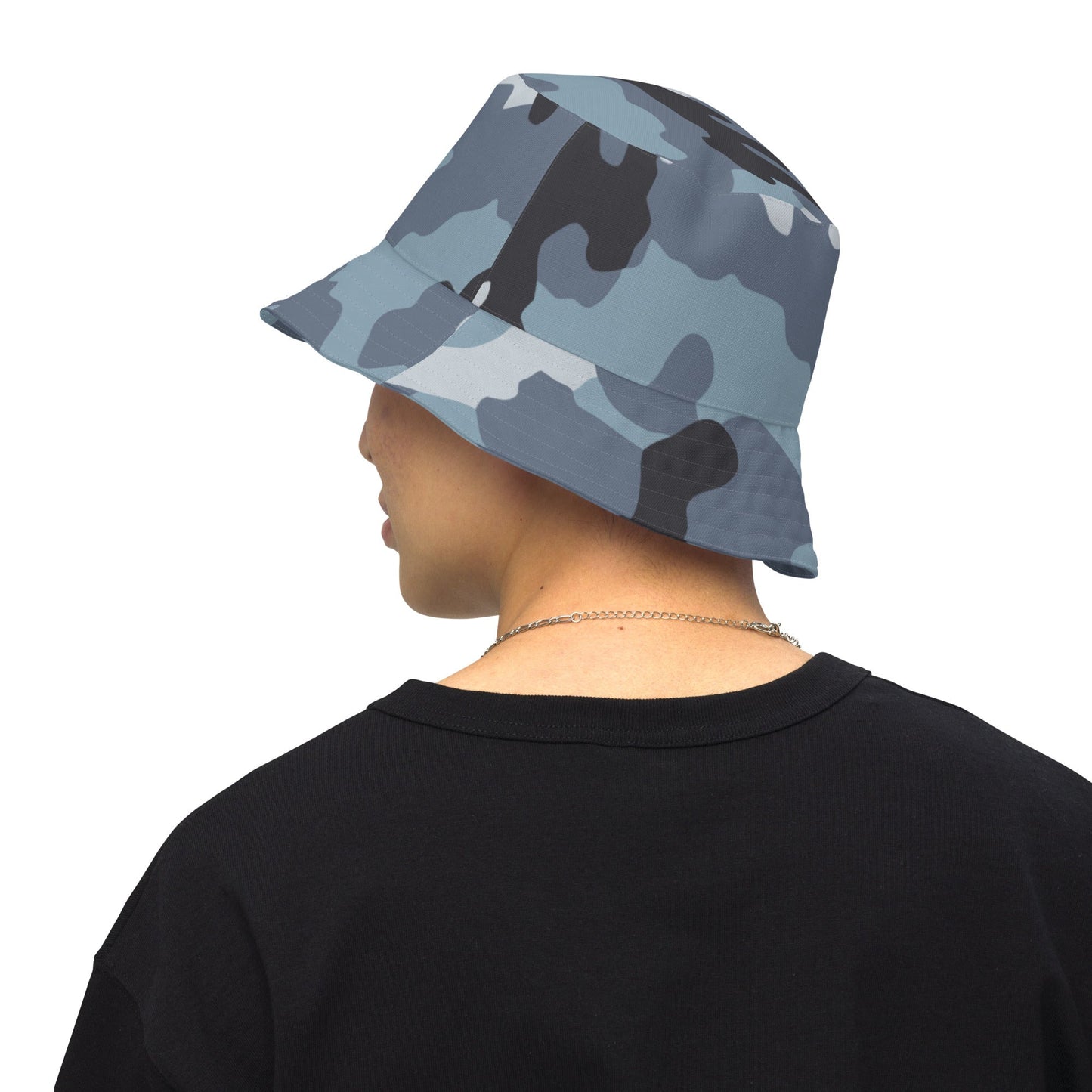 Russian KKO Urban Blue CAMO Reversible bucket hat - Bucket Hats