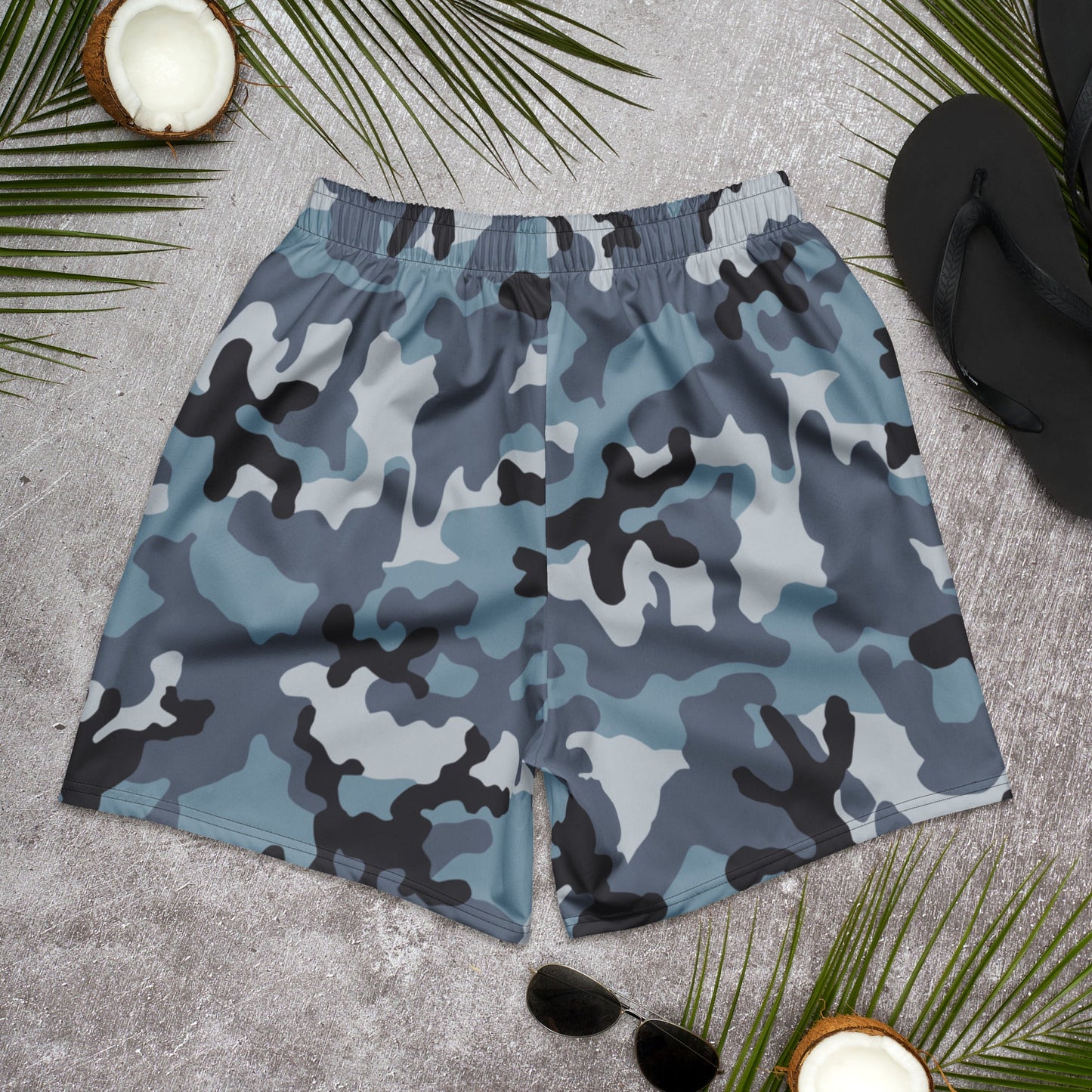 Russian KKO Urban Blue CAMO Unisex Athletic Long Shorts