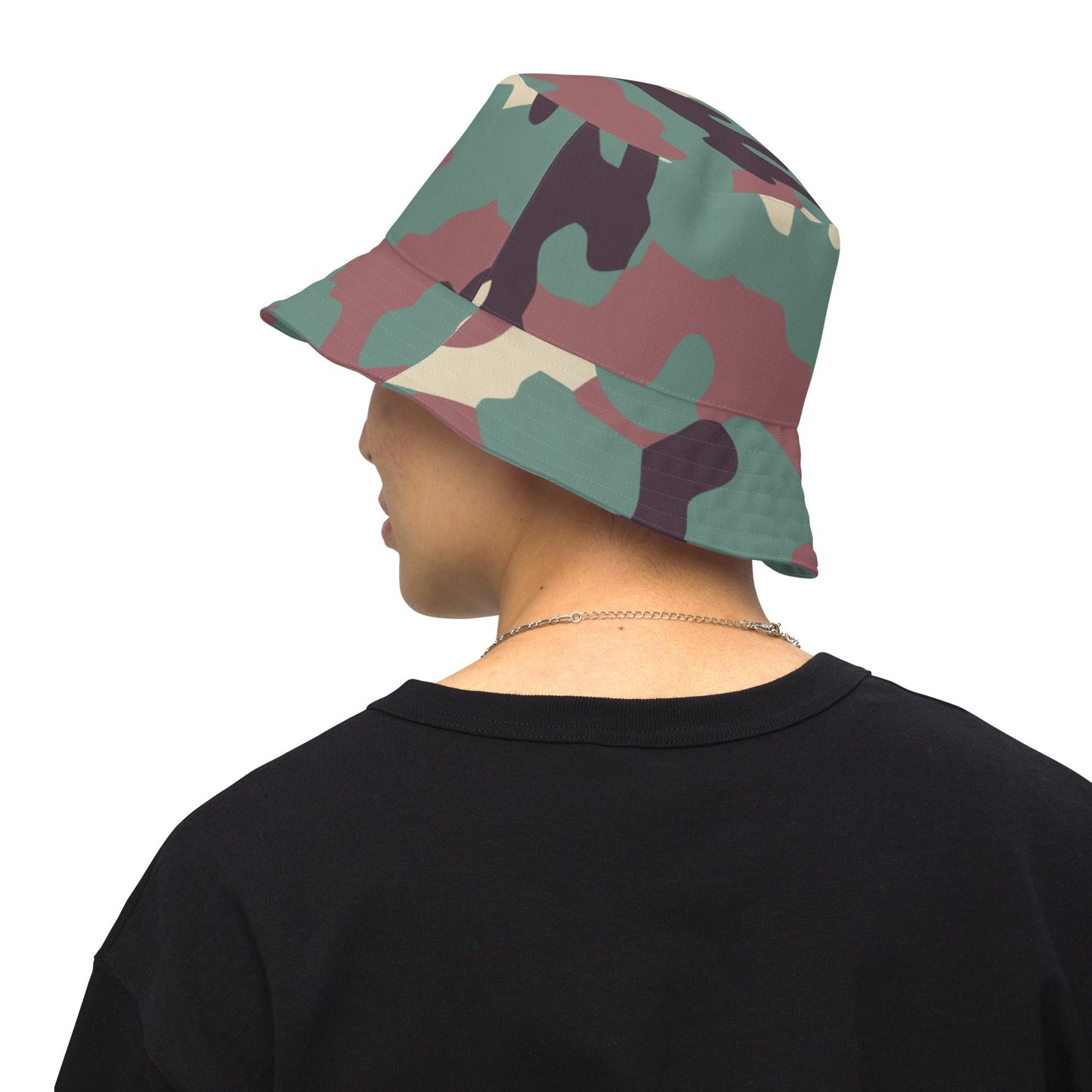 Russian KKO Woodland CAMO Reversible bucket hat - Bucket Hats
