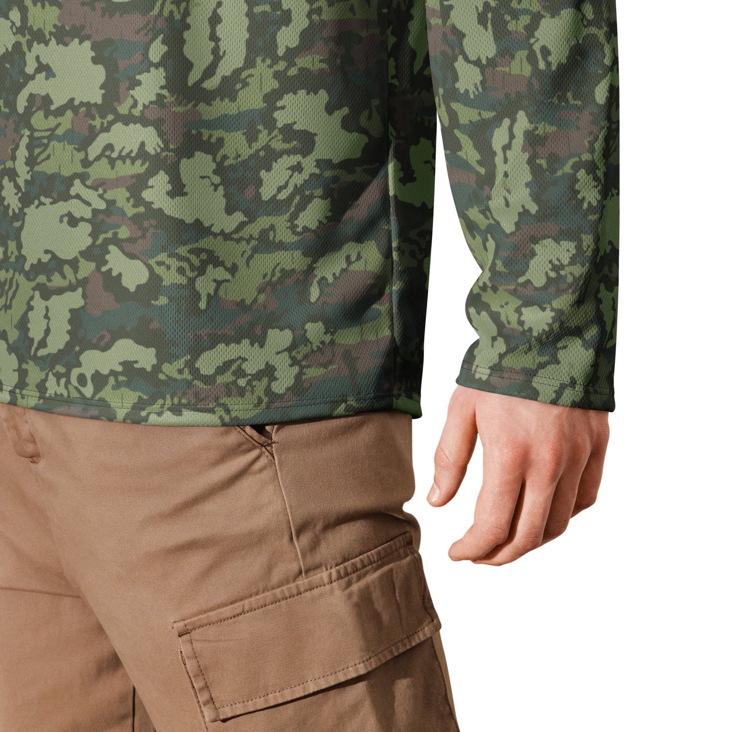 Russian KLMK Red Dawn Flora CAMO hockey fan jersey - Hockey Jerseys