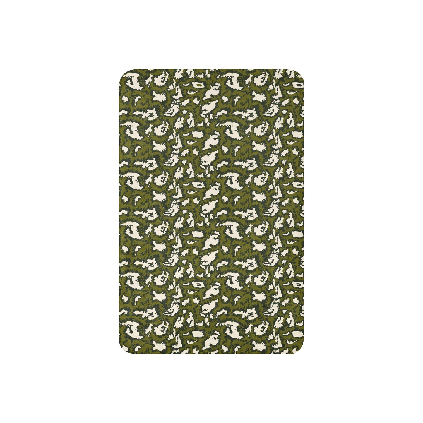 Russian KLMK Red Dawn GREEN Movie CAMO Sherpa blanket - Blankets