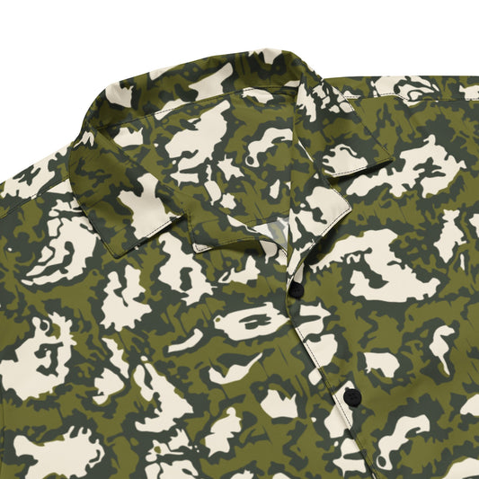 Russian KLMK Red Dawn GREEN Movie CAMO Unisex button shirt - Button Shirts