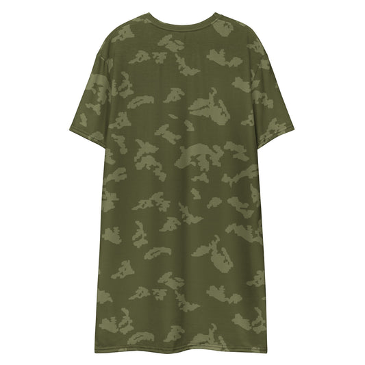 Russian KLMK Sunray Olive Drab CAMO Womens T-Shirt Dress
