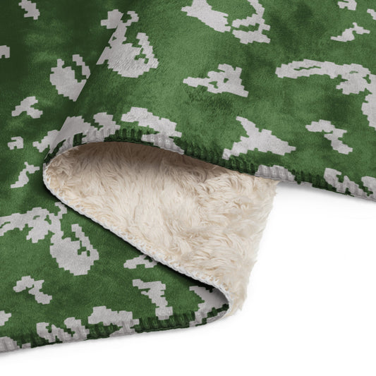 Russian KLMK Sunray Serebryanyi CAMO Sherpa blanket - Blankets