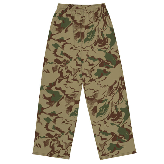 Russian Marble Mountain CAMO unisex wide-leg pants - Wide-leg Pants