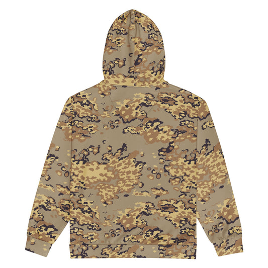 Russian Partizan Desert CAMO Unisex zip hoodie - Zip Hoodies