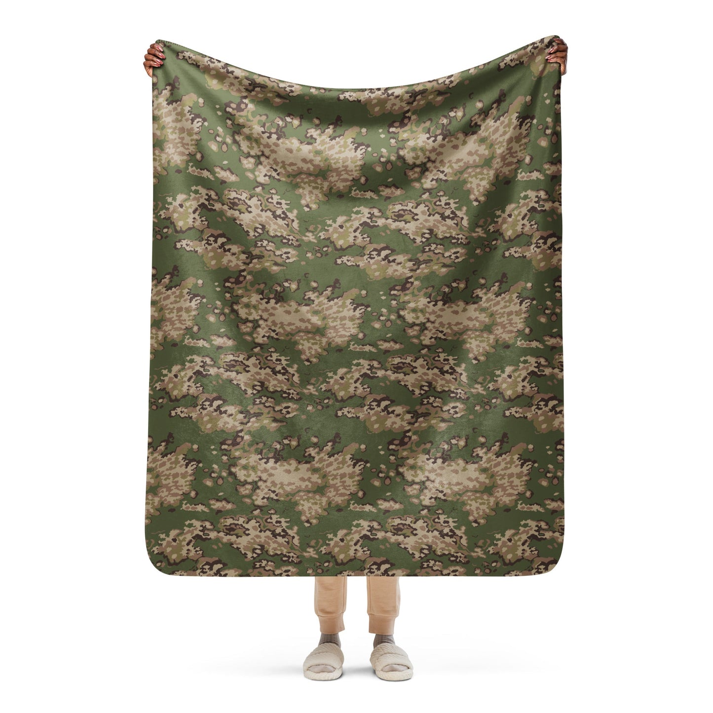 Russian Partizan Multi-terrain CAMO Sherpa blanket - 50″×60″ - Blanket