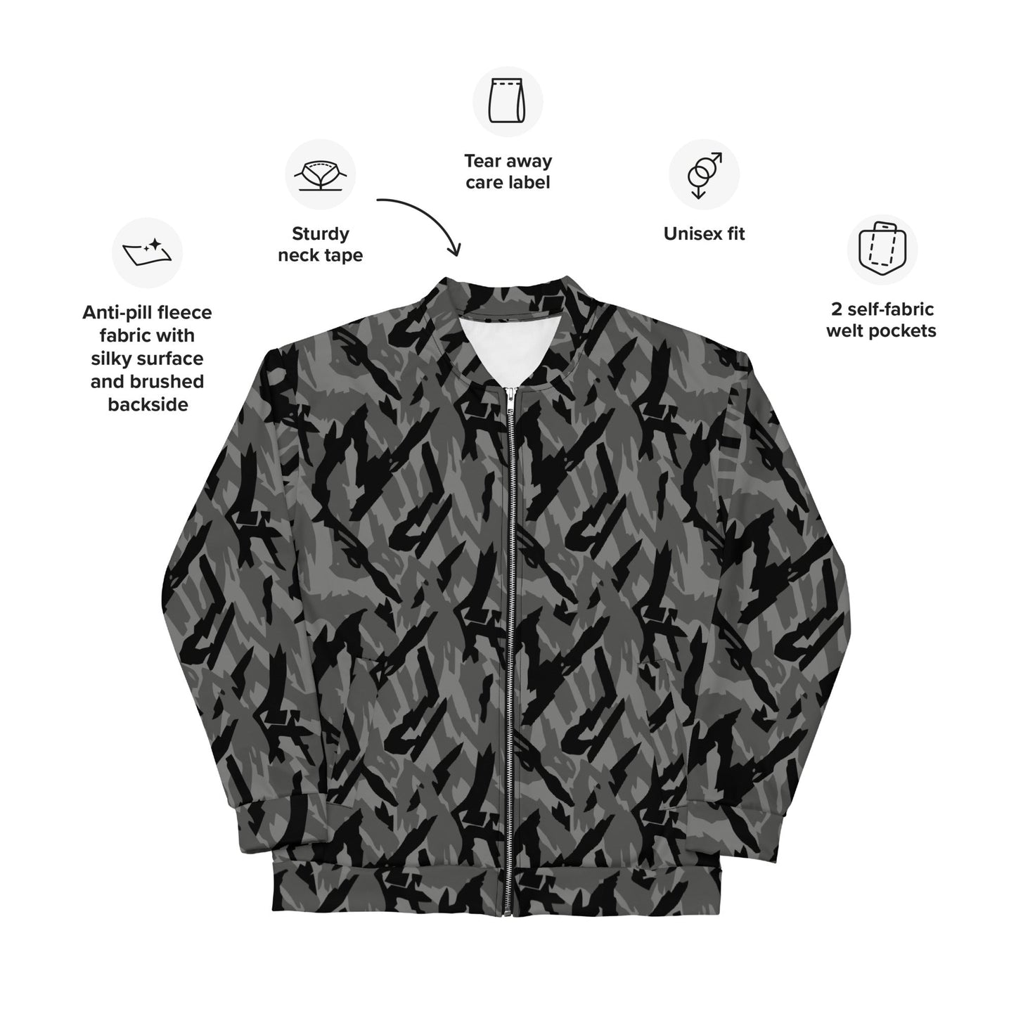 Russian Podlesok Urban CAMO Unisex Bomber Jacket