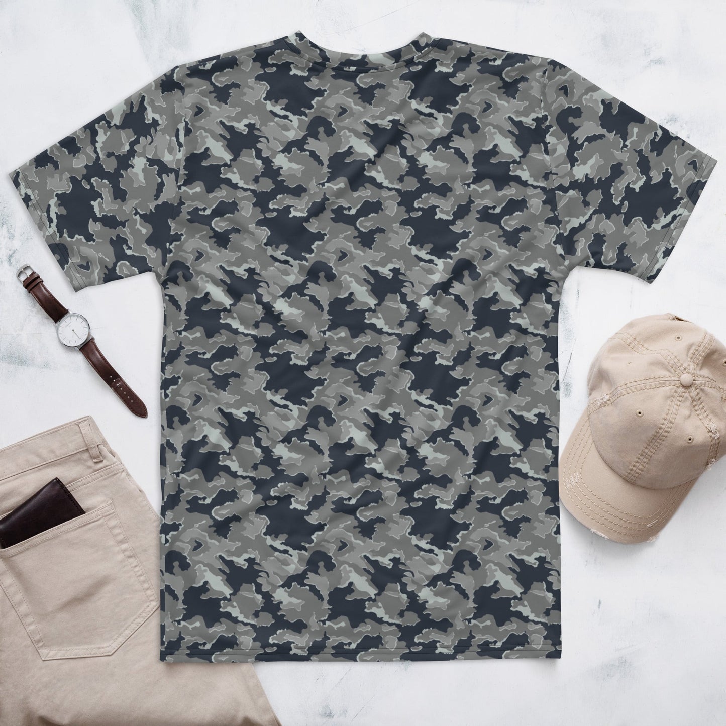 Russian SMK Melted Snow CAMO Mens t-shirt - T-Shirts