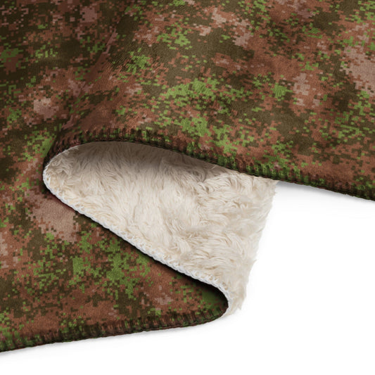 Russian Digital Spectre Autumn CAMO Sherpa blanket - Blankets