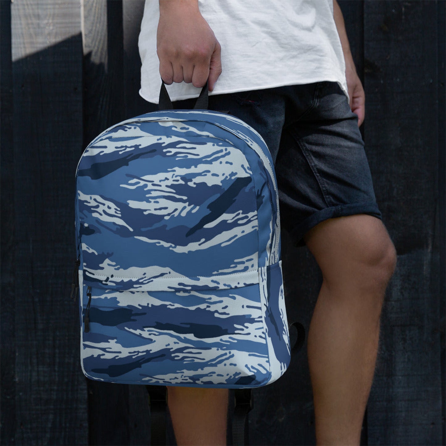 Russian Tiger Stripe Kamysh Blue CAMO Backpack - Backpacks