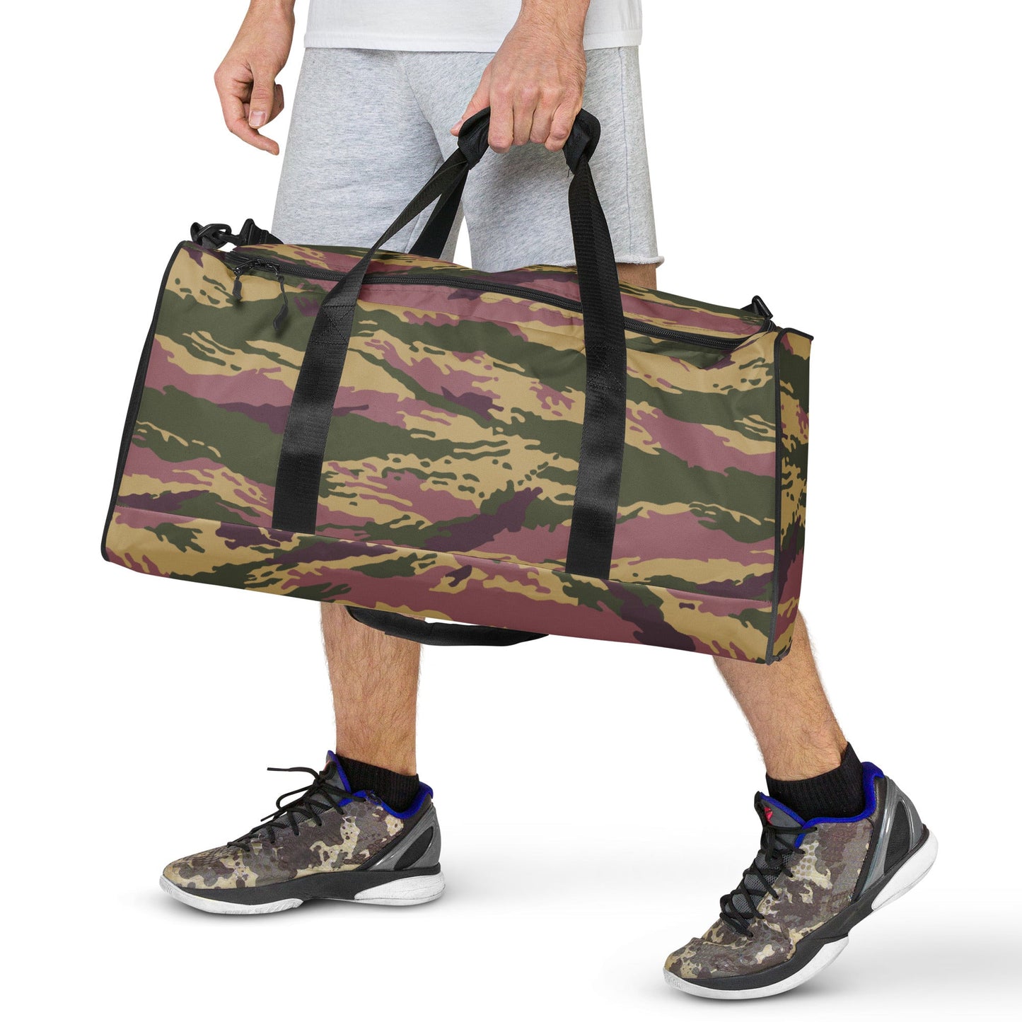 Russian Tiger Stripe Kamysh PFO CAMO Duffle bag - Bags