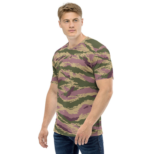 Russian Tiger Stripe Kamysh PFO CAMO Mens T-shirt - T-Shirts