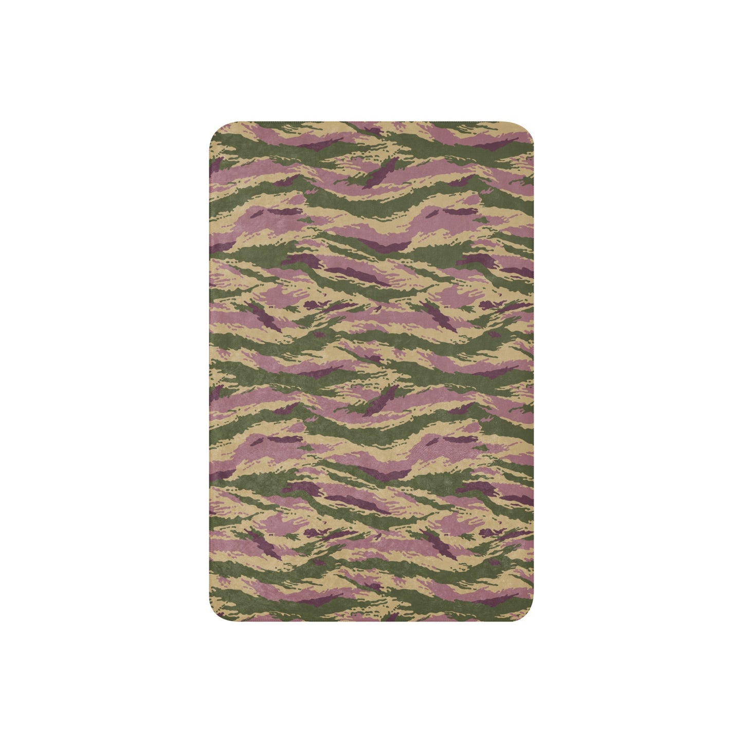 Russian Tiger Stripe Kamysh PFO CAMO Sherpa blanket - Blankets