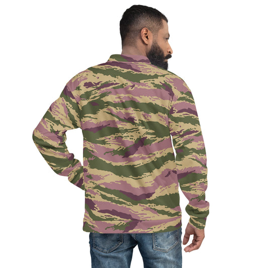 Russian Tiger Stripe Kamysh PFO CAMO Unisex Bomber Jacket - Jackets
