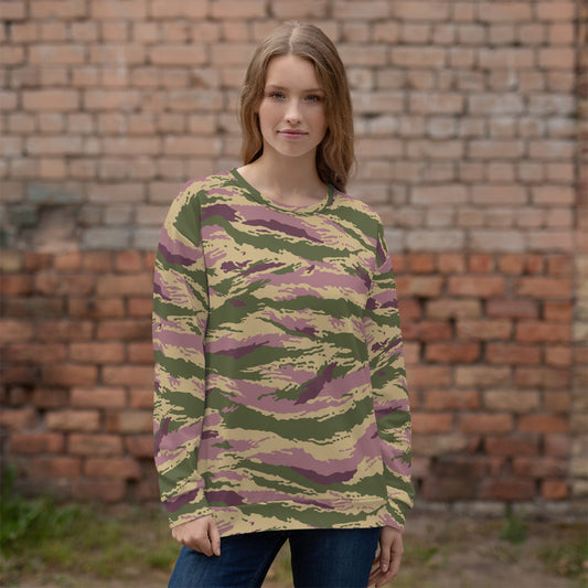 Russian Tiger Stripe Kamysh PFO CAMO Unisex Sweatshirt - Sweatshirts