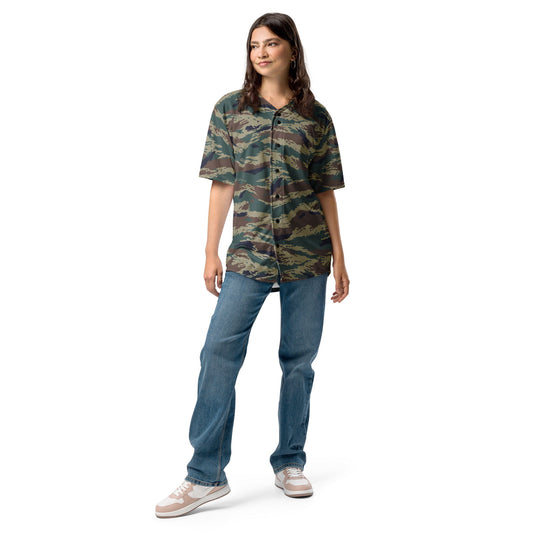 Russian Tiger Stripe Kamysh SPLAV CAMO baseball jersey - Baseball Jerseys