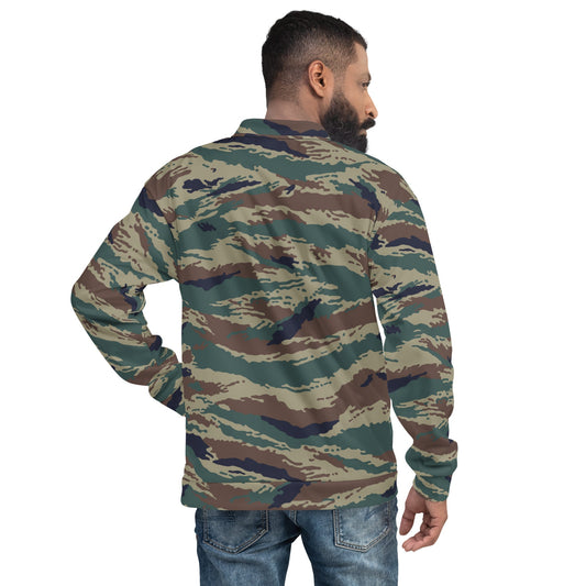 Russian Tiger Stripe Kamysh SPLAV CAMO Unisex Bomber Jacket - Jackets